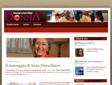Tablet Screenshot of donna.immigrazioneoggi.it